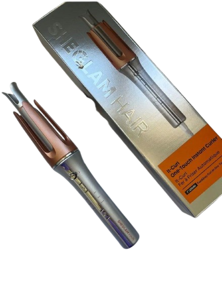 فر کننده مو شیگلم (Sheglam) سه شاخه چرخشی | تنظیم دما تا ۲۱۰ درجه و پوشش سرامیک GlossPro