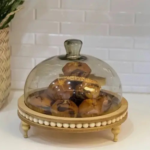 کاپ کیک مهره دار چوبی سایز بزرگ