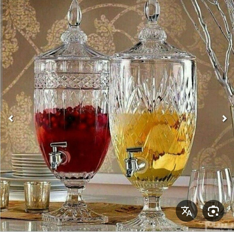 کلمن شیشه ای درب دار