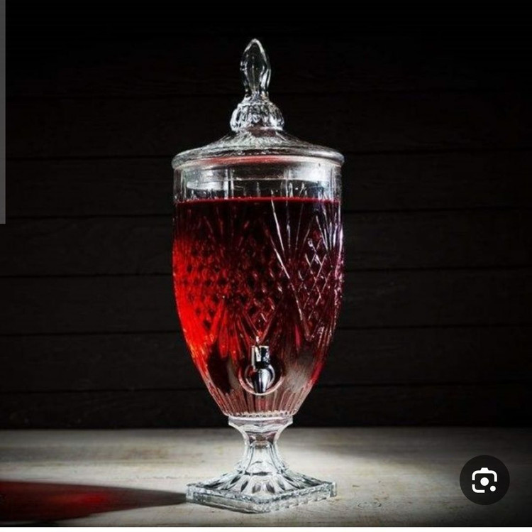 کلمن شیشه ای درب دار