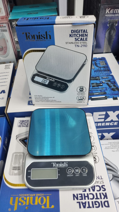ترازو آشپزخانه تونیش TN-2110 (بدنه استیل)