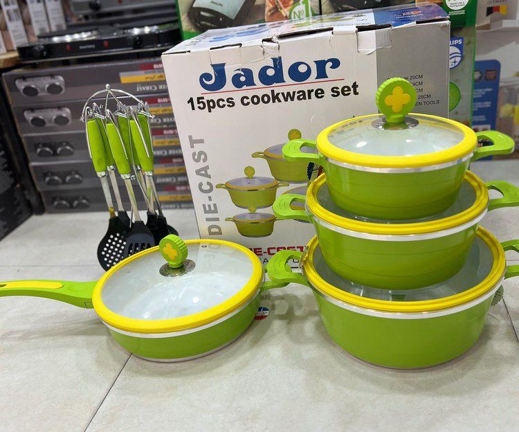 خرید سرویس قابلمه 15 پارچه جادور Jador