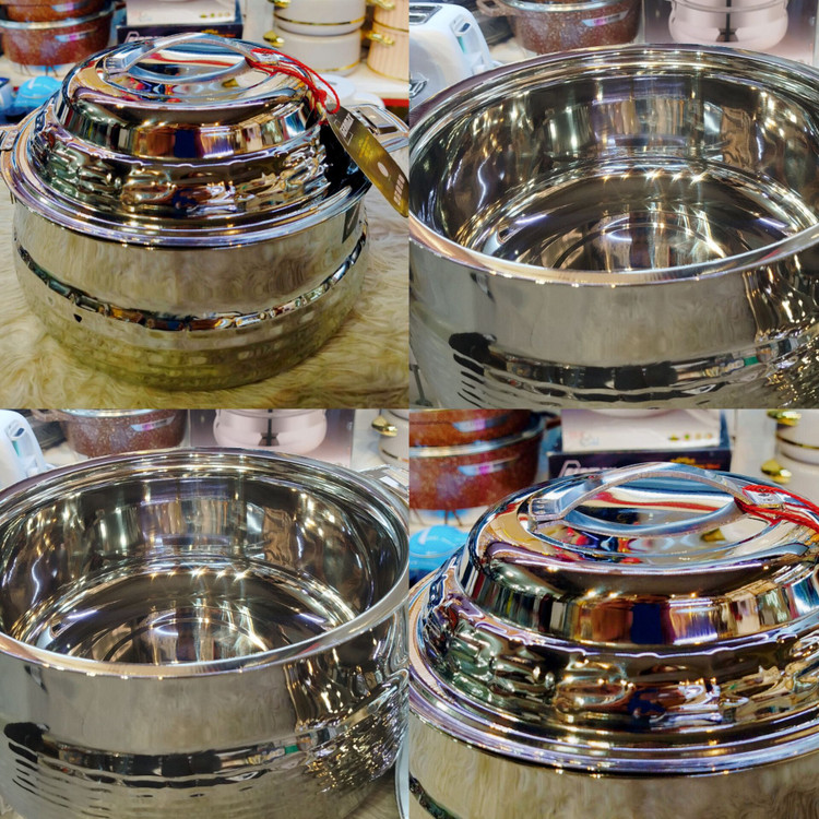 خرید ظروف گرم نگه دارنده استیل برند جرمکس موجود در سه سایز