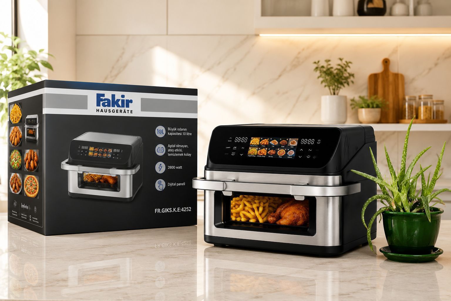 سرخ کن رژیمی دوقلو فکر ۱۰ لیتری مدل FR.GIKS.K.E 4252