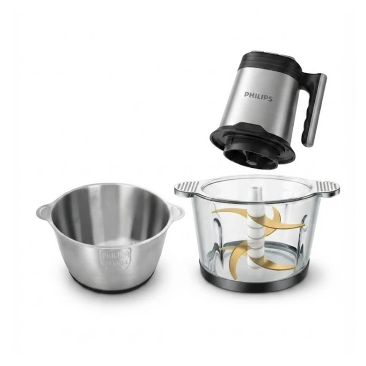 Philips HR2037 double bowl food chopper