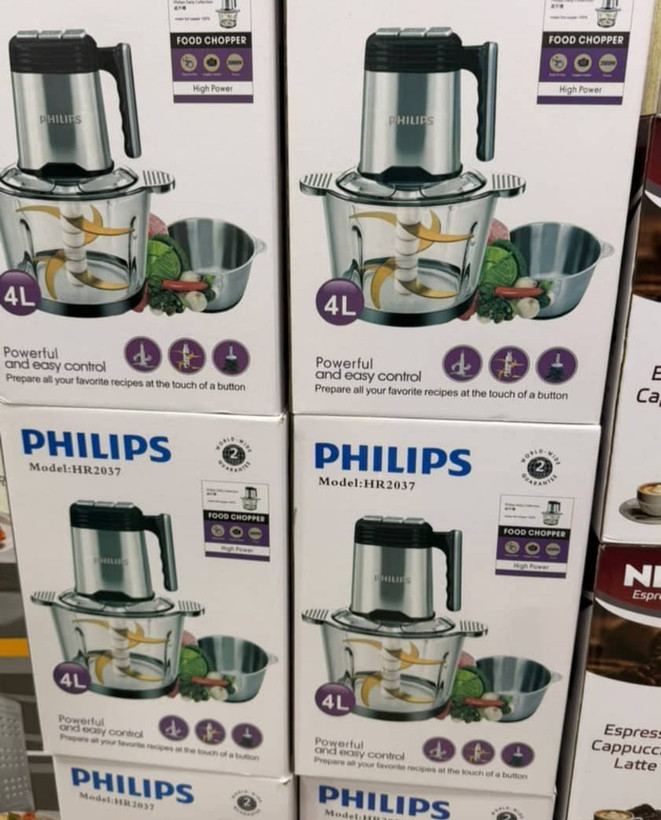 Philips HR2037 double bowl food chopper