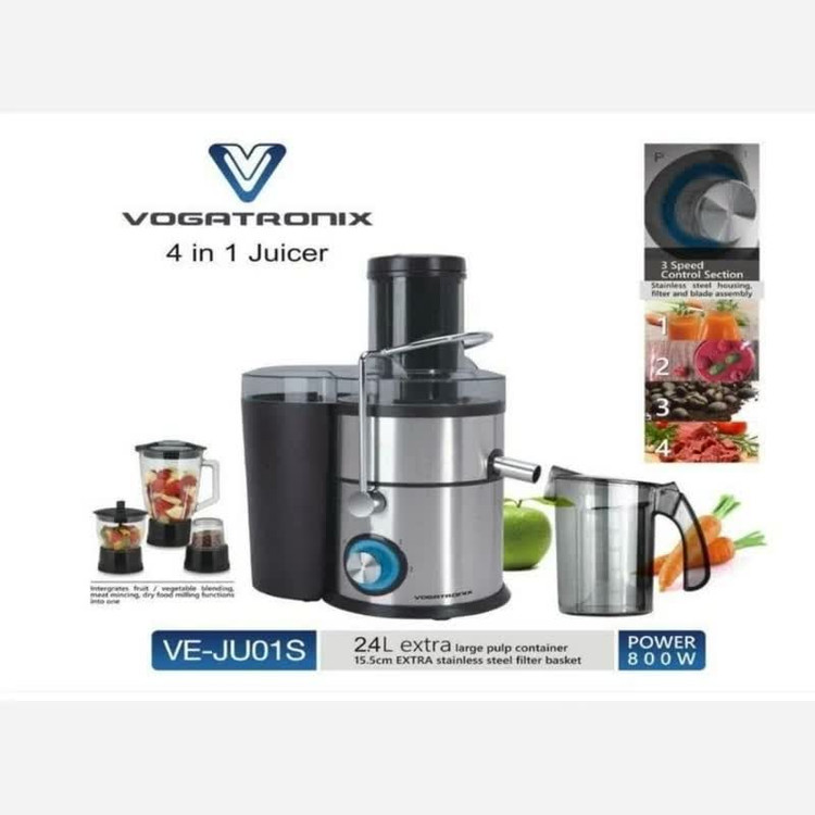 VOGATRONIX VEJU01S 4-in-1 Juicer