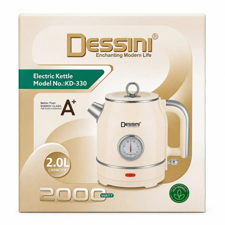 Dessini KD-330 2L 2000W Electric Kettle