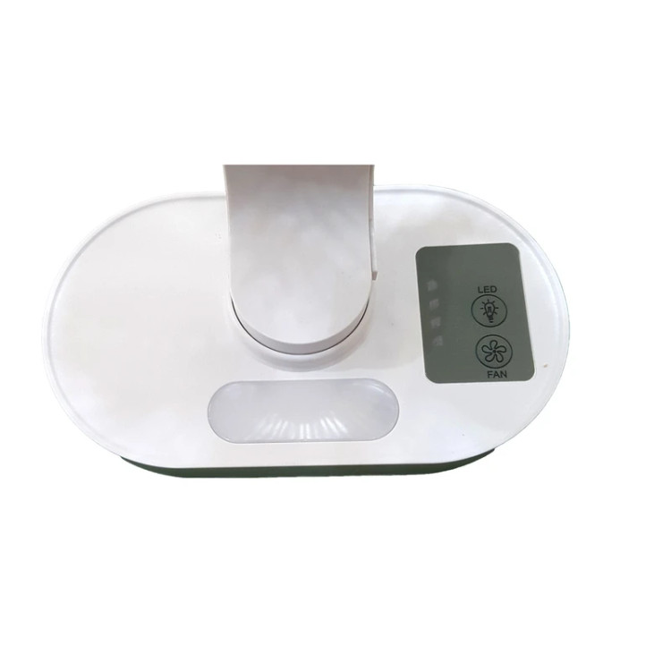 GEEPAS GF21157 rechargeable fan with LED light