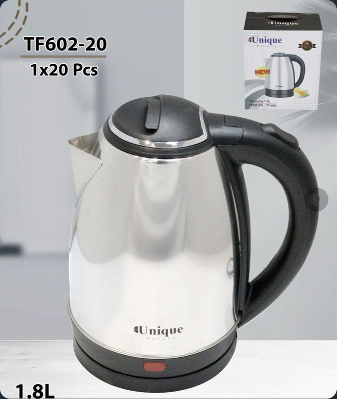 Unique TF-602 electric kettle 1.8 liter stainless steel